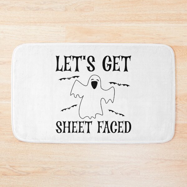 Item preview, Let's Get Sheet Faced, Spooky Halloween Ghost Sayings Gift For Friends designed and sold by Graphicista.