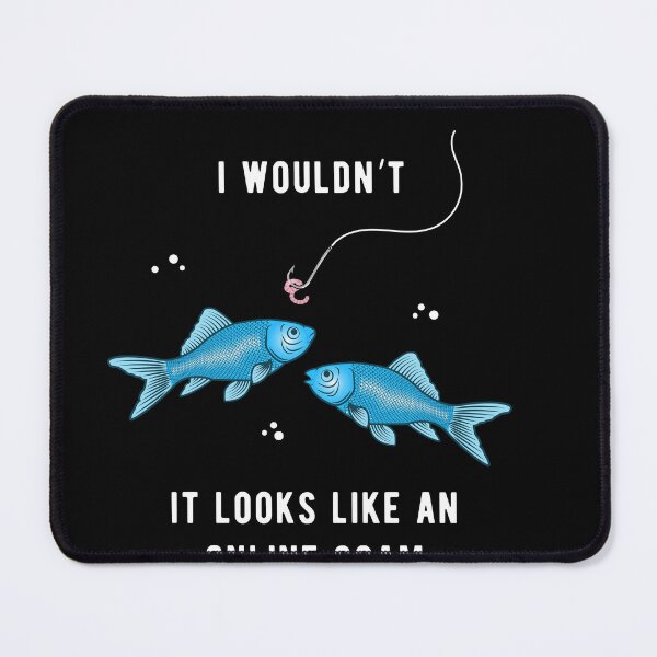 Item preview, Fishing Online Fishy Scam Funny Worm Hook And Fishing Line designed and sold by d247.