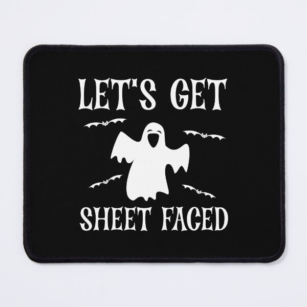 Item preview, Let's Get Sheet Faced, Spooky Halloween Ghost Sayings Gift For Friends designed and sold by Graphicista.