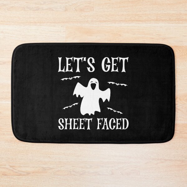 Item preview, Let's Get Sheet Faced, Spooky Halloween Ghost Sayings Gift For Friends designed and sold by Graphicista.