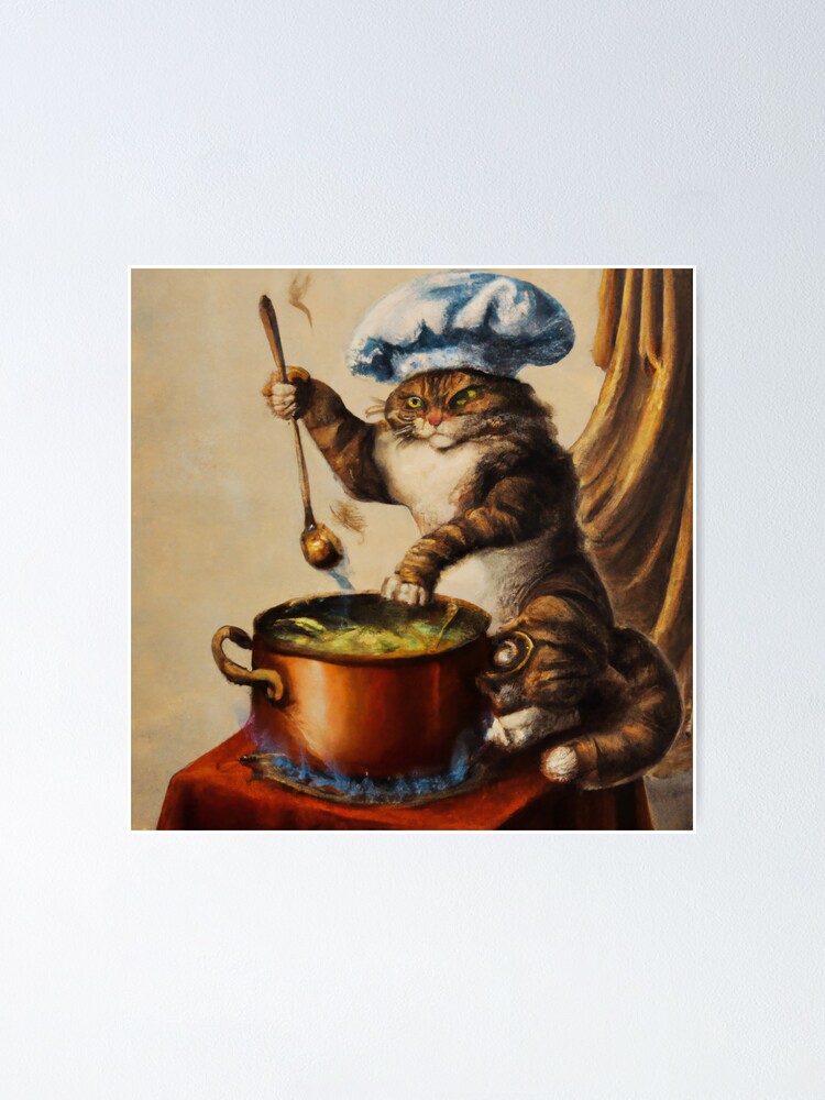 Victoria the Cat, with throne and tea kettle (Baroque) Art Board Print for  Sale by thecatandkettle