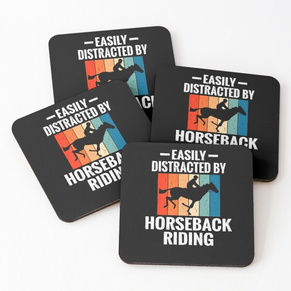 Item preview, Easily Distracted By Horseback Riding Horse Riding designed and sold by Kevins16.