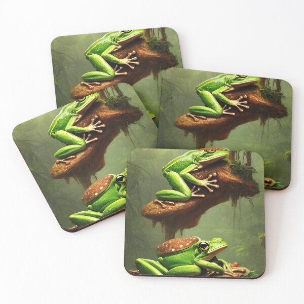 Item preview, Frog Series - Two Frogs Hanging Out designed and sold by Mandala Magic by OM.