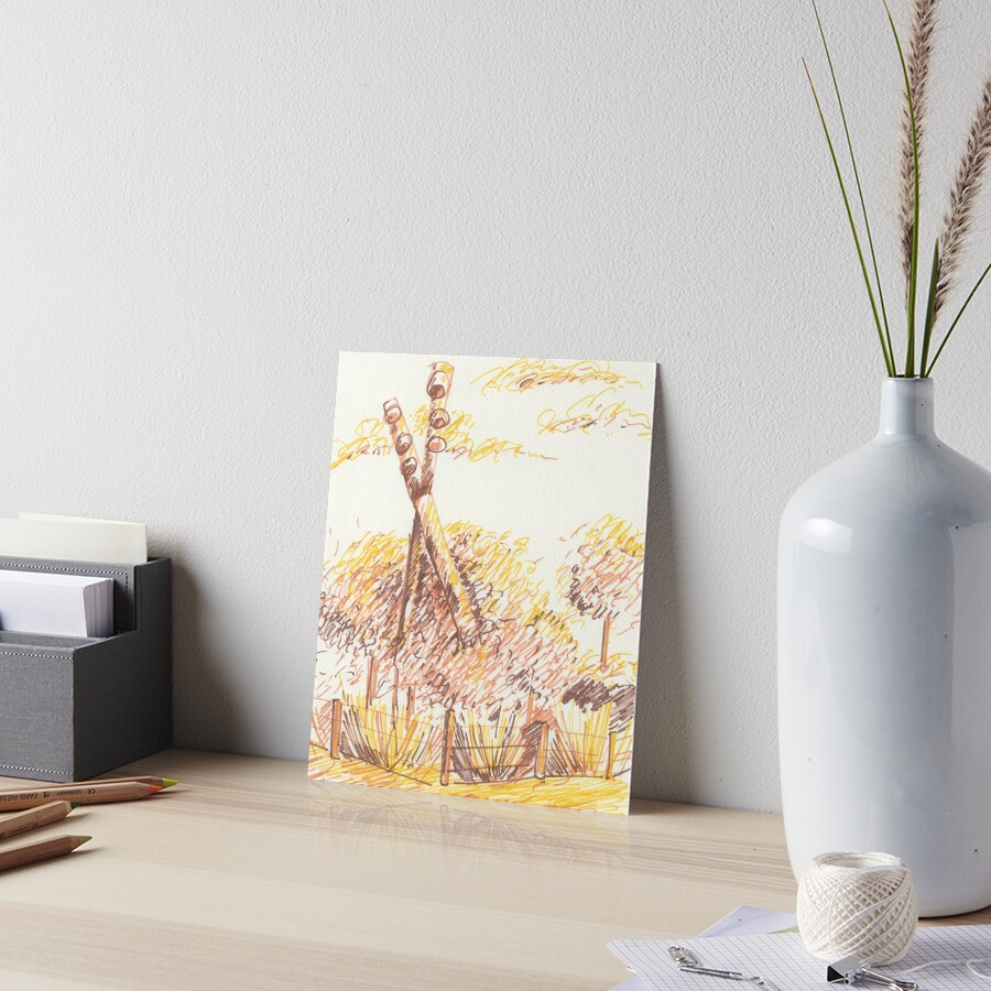 Item preview, Art Board Print designed and sold by laviniamorozan.