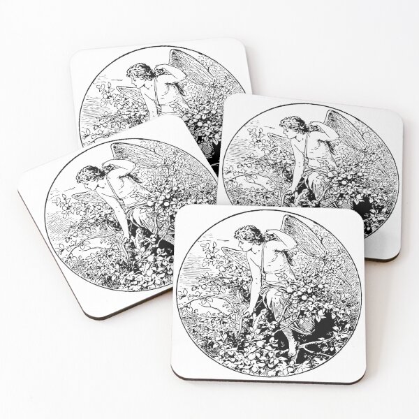 Item preview, Angel Fantasy Vintage Print  designed and sold by Old Soul Vintage .