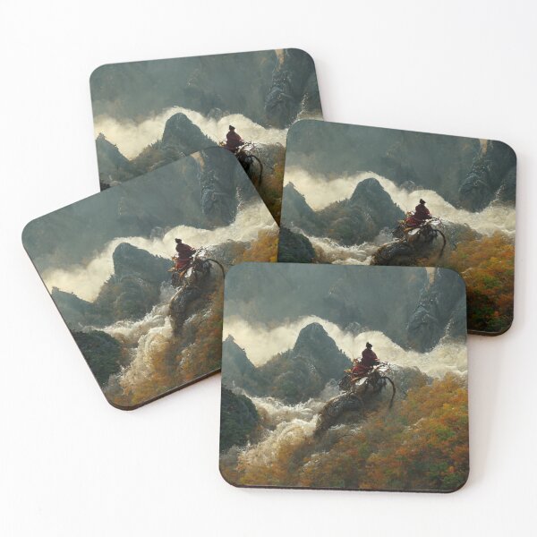 Item preview, Man Riding in Dragon through Nature  designed and sold by Arulsha.