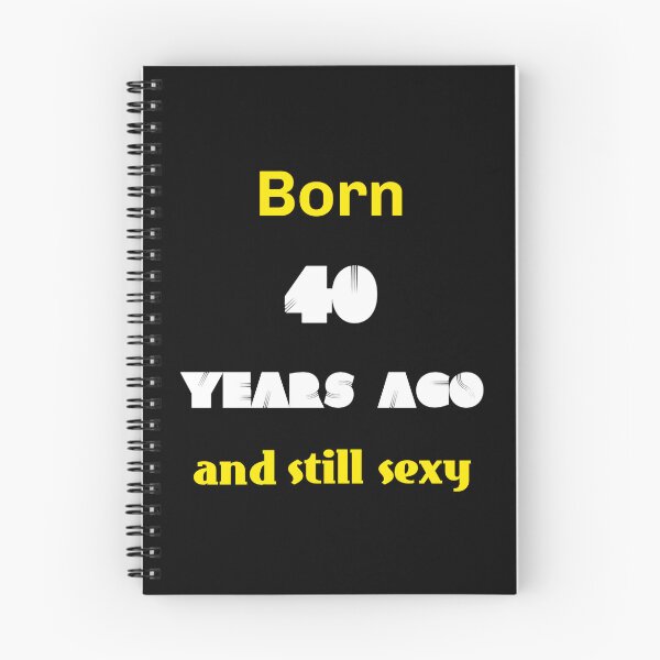 Item preview, born 40, funny shirts, GB designed and sold by Kirei-Lily.