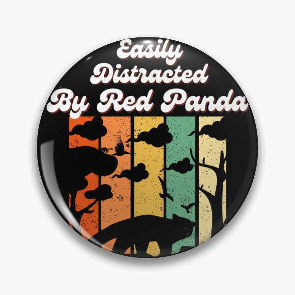 Item preview,  Easily distracted by Red Panda designed and sold by Douniaya.