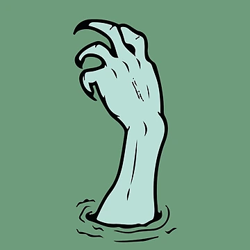 Artwork thumbnail, Zombie Hand by hashnan21