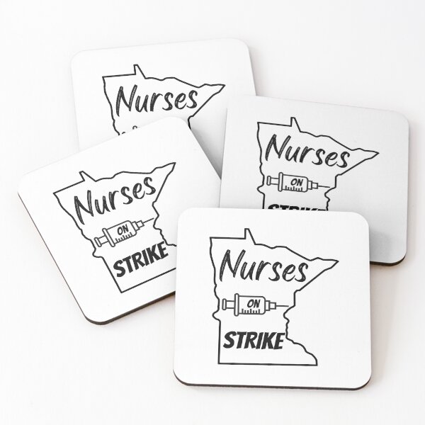 Item preview, Nurses on Strike Minnesota State Outline T-shirt designed and sold by Nerdygirlteez.