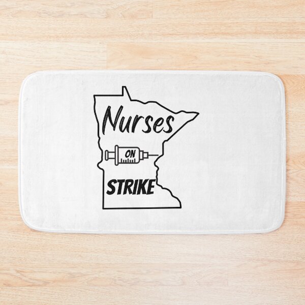 Item preview, Nurses on Strike Minnesota State Outline T-shirt designed and sold by Nerdygirlteez.