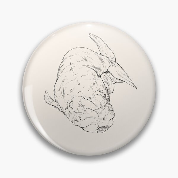 Item preview, Ranchu Goldfish Lineart designed and sold by Inf4043.