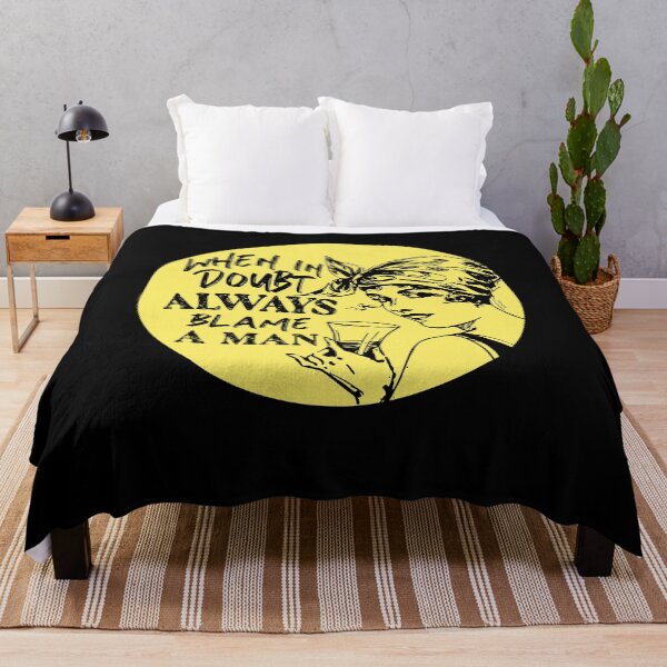 Item preview, When in doubt always blame a man funny quote designed and sold by ChaosEdits.