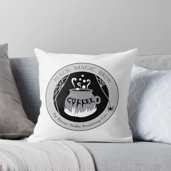 Item preview, Black Magic Brew Coffee Grey Version designed and sold by CoffeeberryArt.