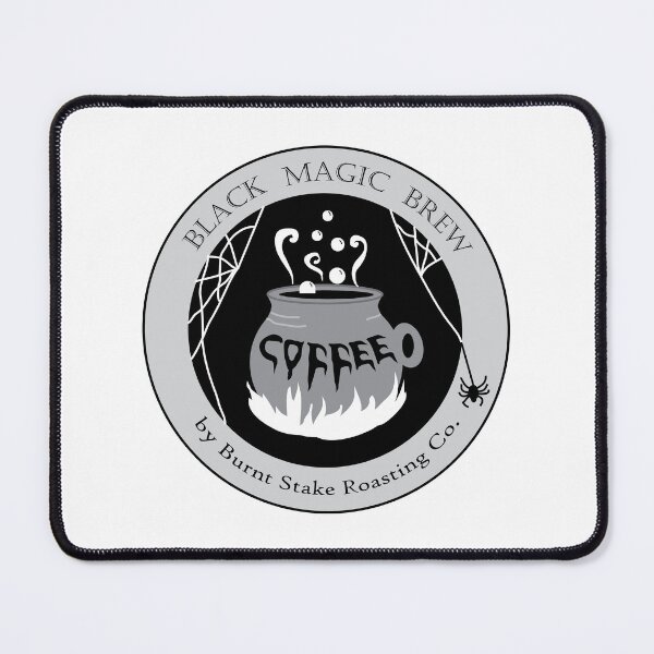 Item preview, Black Magic Brew Coffee Grey Version designed and sold by CoffeeberryArt.