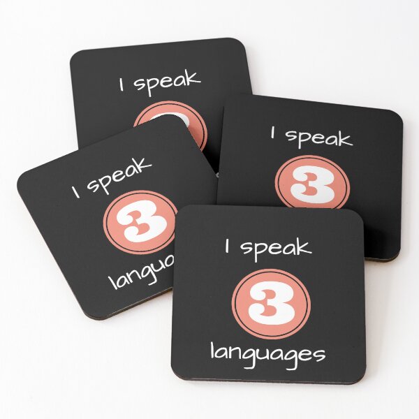 Item preview, I speak 3 languages designed and sold by creative4house.