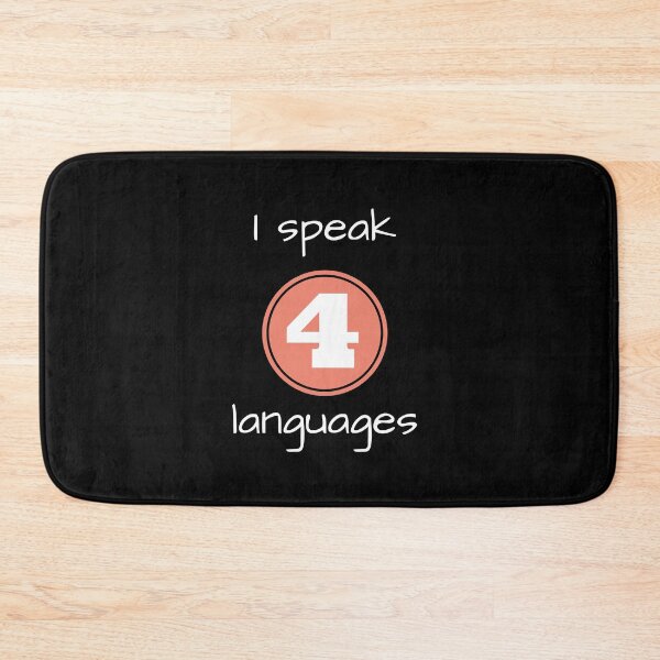 Item preview, I speak 4 languages designed and sold by creative4house.