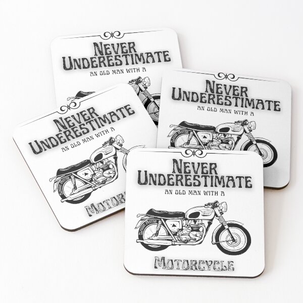 Item preview, Never Underestimate An Old Man With A Motorcycle / Motorcycle / Motocycler /Old Man designed and sold by Alexa5454.