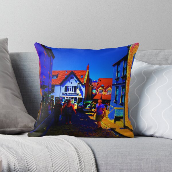 THE COLOUR OF WHITBY Throw Pillow