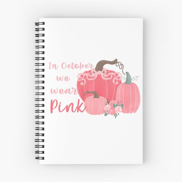 Aperçu de l'œuvre In October We Wear Pink Pumpkins October Pink créée et vendue par Leslie Graves.