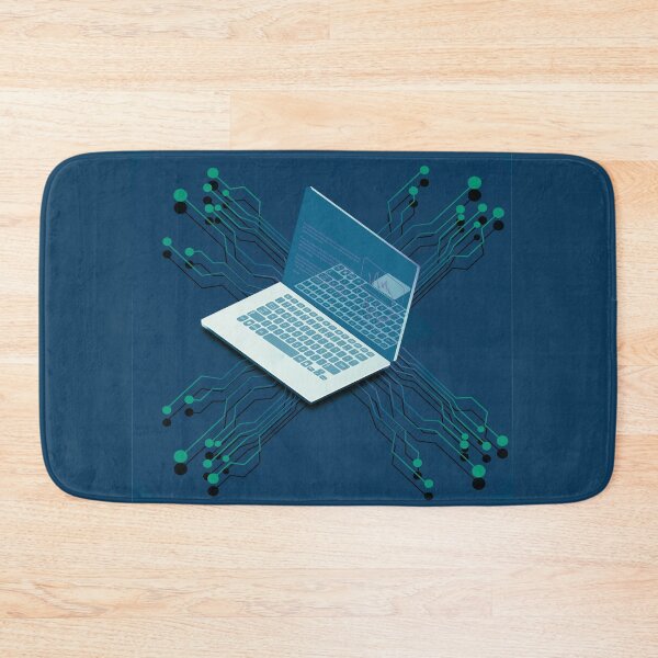 Item preview, Notebook Isometric Vector Desktop with Open Laptop designed and sold by JeLoTall.