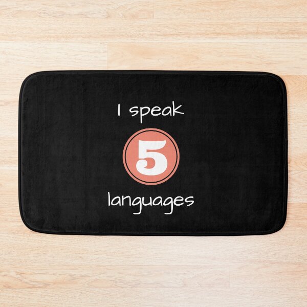 Item preview, I speak 5 languages designed and sold by creative4house.