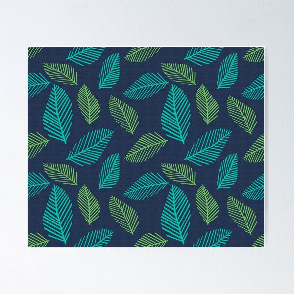 Item preview, Cute Colorful Palm Leaves Patchwork Pattern designed and sold by S4Graphics.