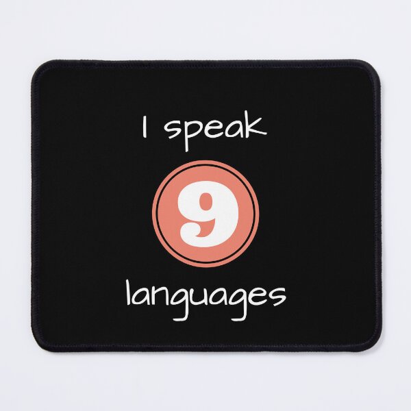 Item preview, I speak 9 languages designed and sold by creative4house.