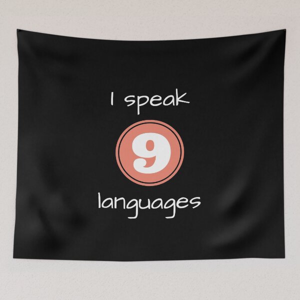 Item preview, I speak 9 languages designed and sold by creative4house.