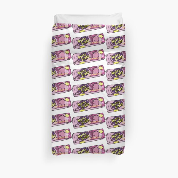 Hubba Bubba Bubble Gum Illustration Duvet Cover