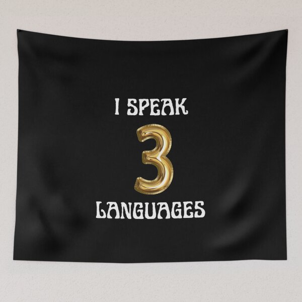 Item preview, I speak 3 languages - International translation day designed and sold by creative4house.