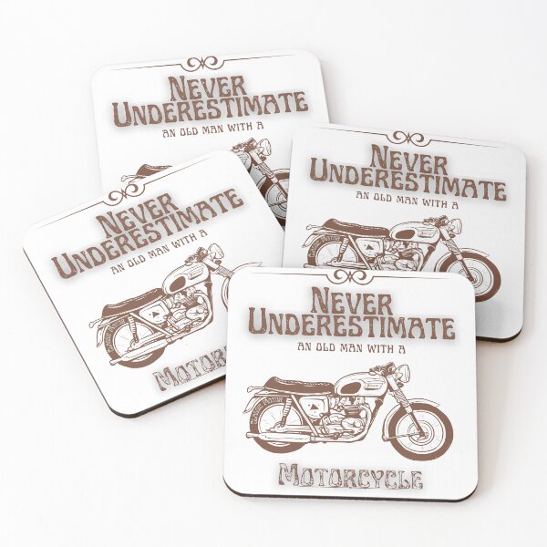 Item preview, Never Underestimate An Old Man With A Motorcycle / Motorcycle / Motocycler /Old Man designed and sold by Alexa5454.
