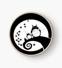Totoro before Christmas! Clock