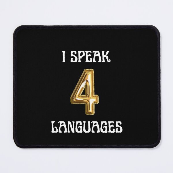 Item preview, I speak 4 languages - International translation day designed and sold by creative4house.