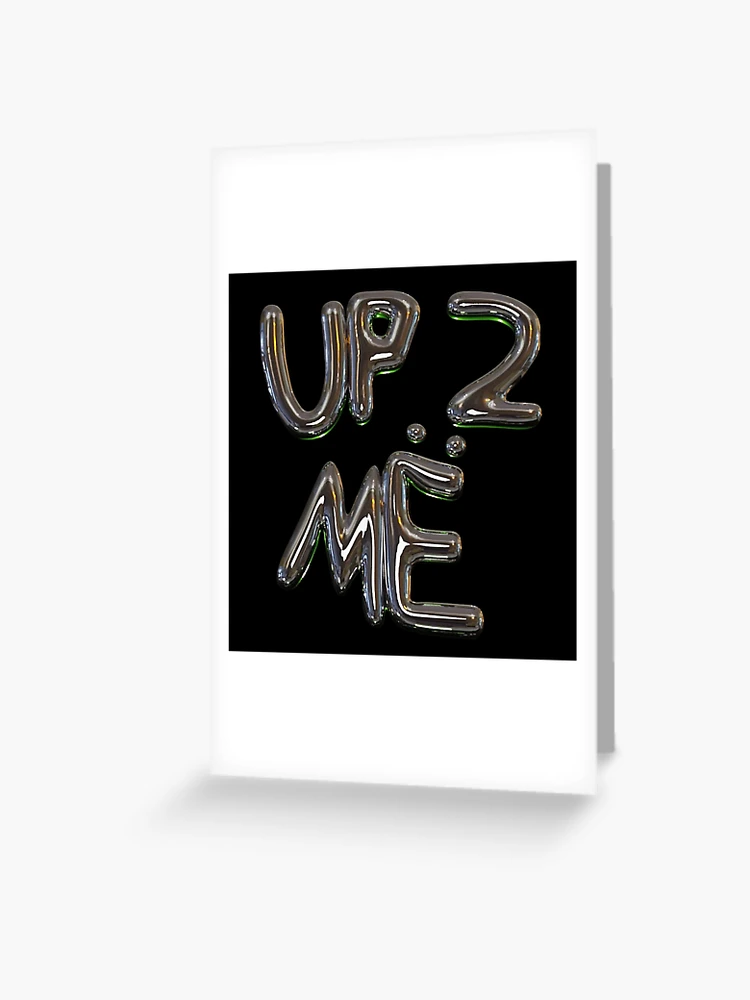 Up to Më Yeat Logo Text | Greeting Card