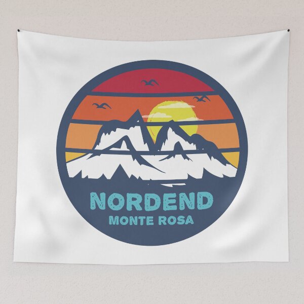 Item preview, Nordend Monte Rosa Mountain Swiss Alps - Hiking and Mountaineering  designed and sold by Numero14.