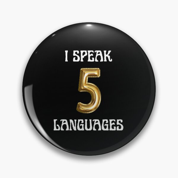Item preview, I speak 5 languages - International translation day designed and sold by creative4house.