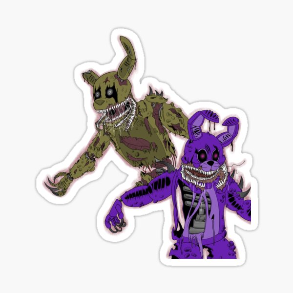 FNAF Nightmare Fredbear Fanart Sticker for Sale by tayatarantula