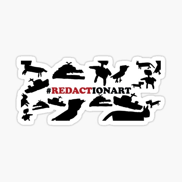 #Redactionart Sticker