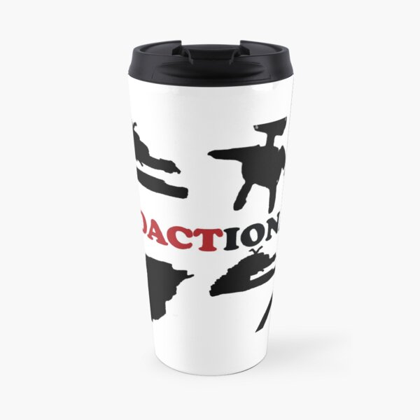 #Redactionart Travel Mug