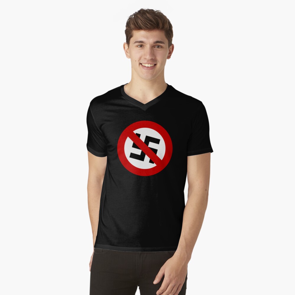 Vista previa del artículo con la obra «Camiseta de cuello en V», diseñado y vendido por s0c001.