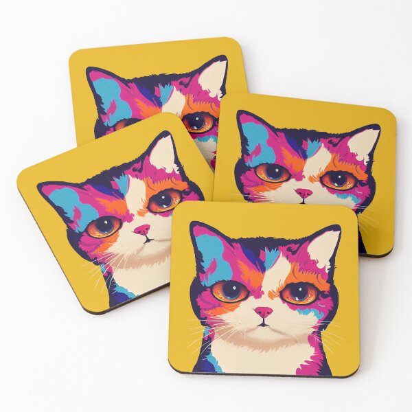 Item preview, Pop art style Munchkin Cat Print designed and sold by ThePurpleMelon.