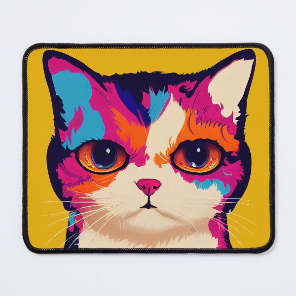 Item preview, Pop art style Munchkin Cat Print designed and sold by ThePurpleMelon.