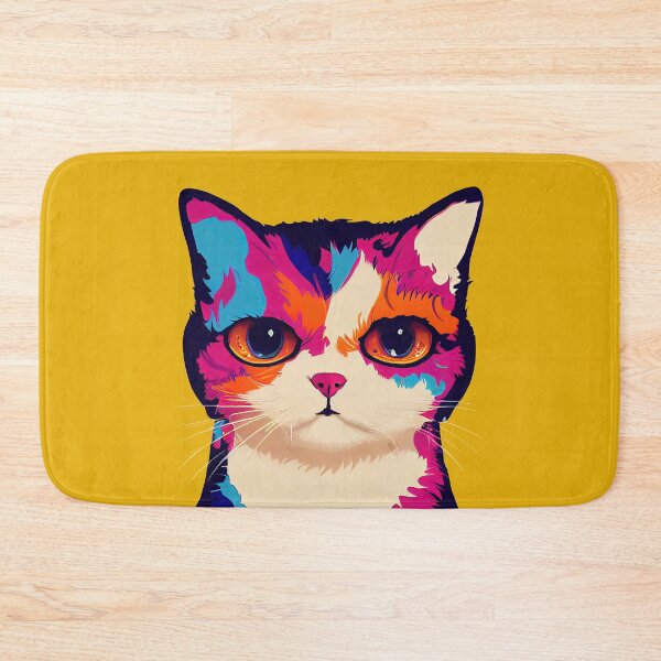 Item preview, Pop art style Munchkin Cat Print designed and sold by ThePurpleMelon.