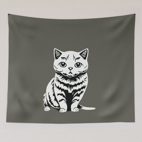 Item preview, British shorthair cat art 35 designed and sold by Catator.