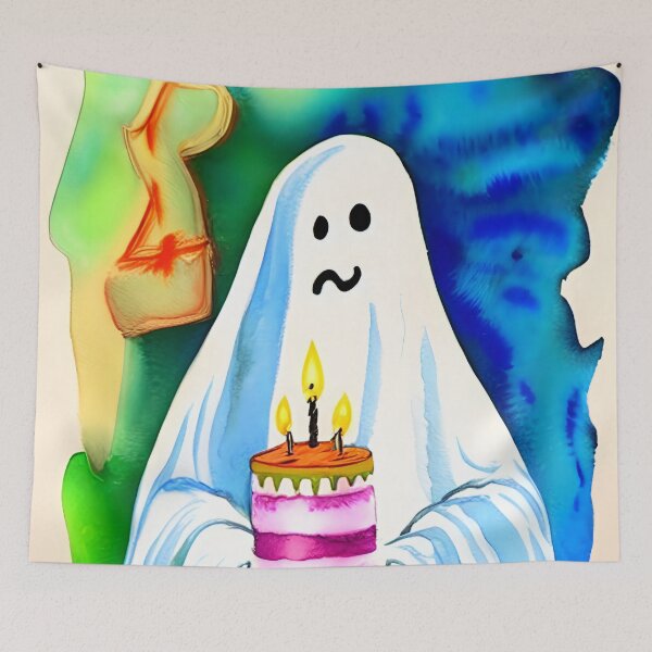 Item preview, Ghost has a birthday designed and sold by skillunused.