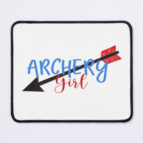 Item preview, Archery Girl, Gift for Archery lovers, players and coaches designed and sold by Leslie Graves.