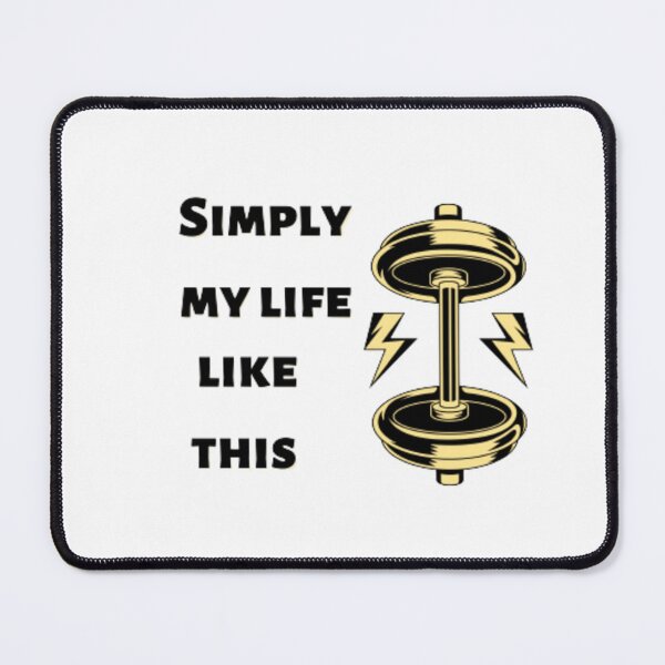 Item preview, Simply  my life... Dumbbell Thunder GYM designed and sold by OliviaStoonP.