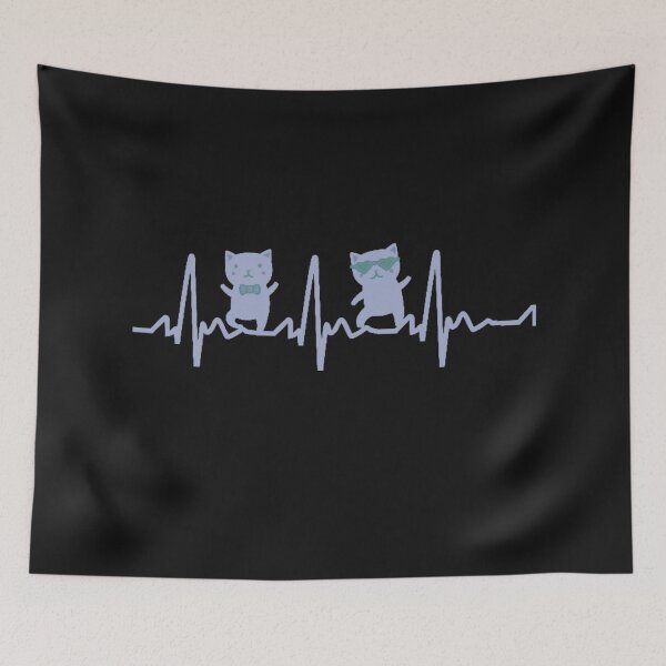 Item preview,  Cool Cat Heartbeat Pulse designed and sold by HappyLifeCreate.