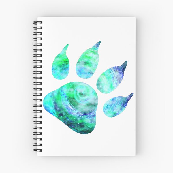 Item preview, Green swirly paw designed and sold by zilvart-.